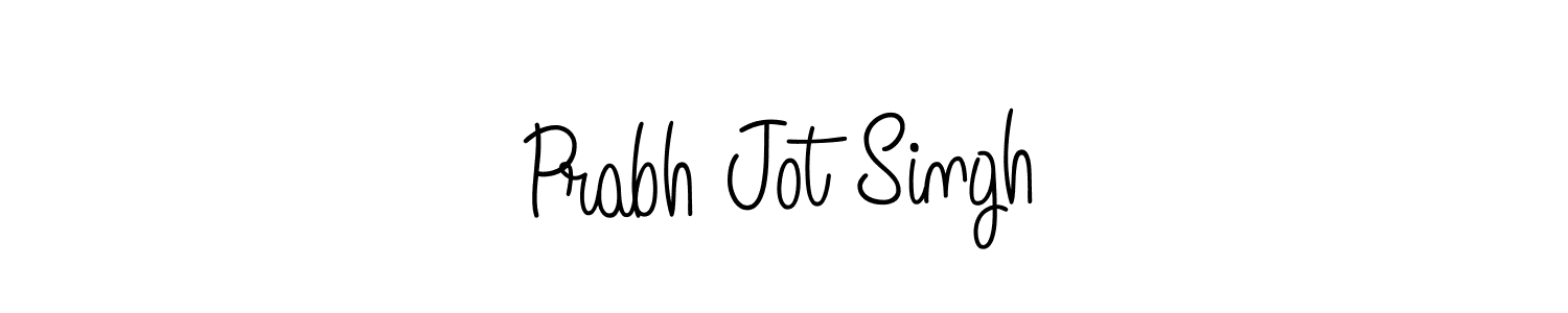 How to Draw Prabh Jot Singh signature style? Angelique-Rose-font-FFP is a latest design signature styles for name Prabh Jot Singh. Prabh Jot Singh signature style 5 images and pictures png