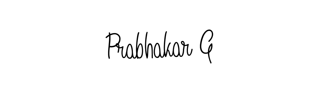 How to Draw Prabhakar G signature style? Angelique-Rose-font-FFP is a latest design signature styles for name Prabhakar G. Prabhakar G signature style 5 images and pictures png