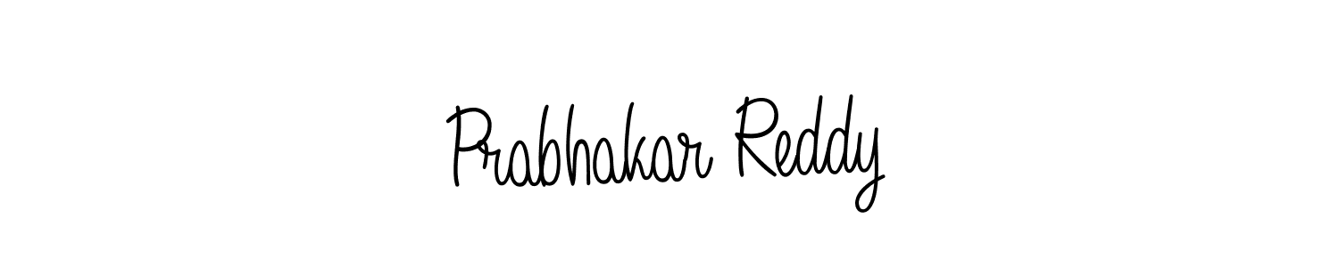 Create a beautiful signature design for name Prabhakar Reddy. With this signature (Angelique-Rose-font-FFP) fonts, you can make a handwritten signature for free. Prabhakar Reddy signature style 5 images and pictures png