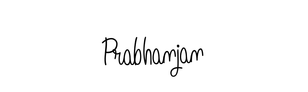 Use a signature maker to create a handwritten signature online. With this signature software, you can design (Angelique-Rose-font-FFP) your own signature for name Prabhanjan. Prabhanjan signature style 5 images and pictures png