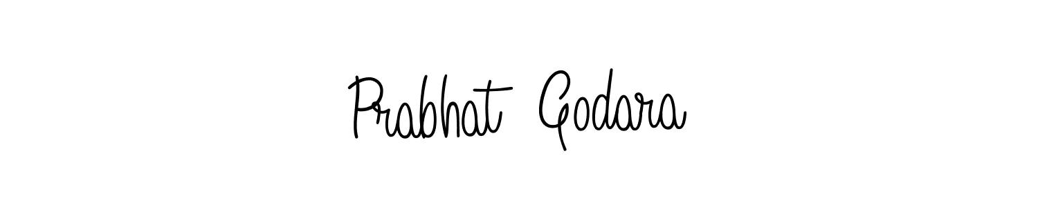 The best way (Angelique-Rose-font-FFP) to make a short signature is to pick only two or three words in your name. The name Prabhat  Godara include a total of six letters. For converting this name. Prabhat  Godara signature style 5 images and pictures png