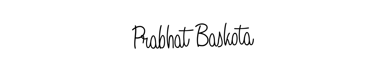 Also we have Prabhat Baskota name is the best signature style. Create professional handwritten signature collection using Angelique-Rose-font-FFP autograph style. Prabhat Baskota signature style 5 images and pictures png