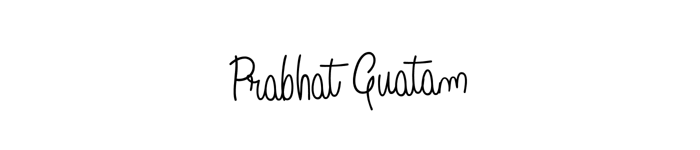 How to make Prabhat Guatam signature? Angelique-Rose-font-FFP is a professional autograph style. Create handwritten signature for Prabhat Guatam name. Prabhat Guatam signature style 5 images and pictures png