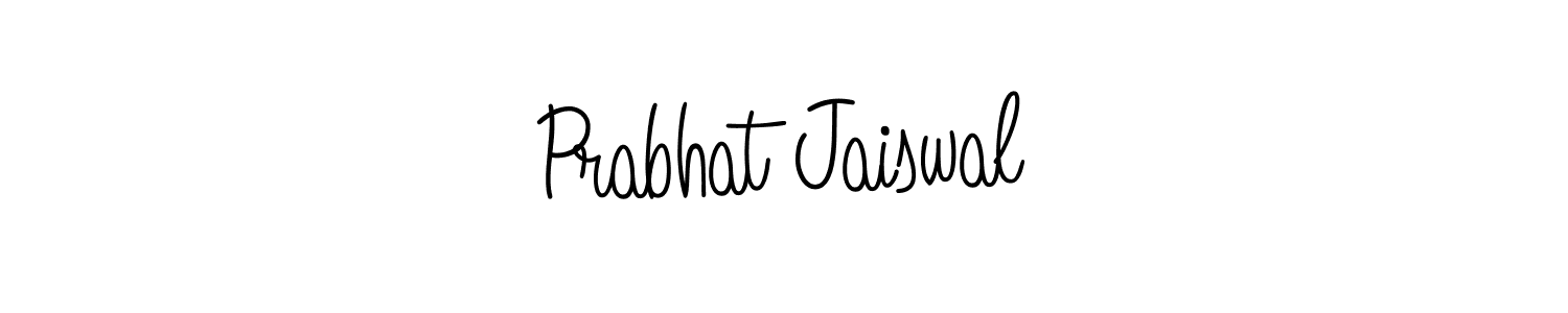 Use a signature maker to create a handwritten signature online. With this signature software, you can design (Angelique-Rose-font-FFP) your own signature for name Prabhat Jaiswal. Prabhat Jaiswal signature style 5 images and pictures png