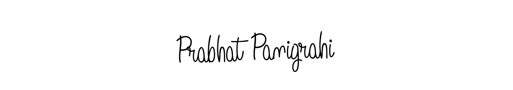 You should practise on your own different ways (Angelique-Rose-font-FFP) to write your name (Prabhat Panigrahi) in signature. don't let someone else do it for you. Prabhat Panigrahi signature style 5 images and pictures png