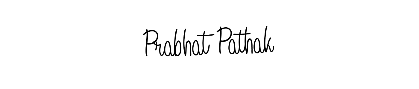 Use a signature maker to create a handwritten signature online. With this signature software, you can design (Angelique-Rose-font-FFP) your own signature for name Prabhat Pathak. Prabhat Pathak signature style 5 images and pictures png