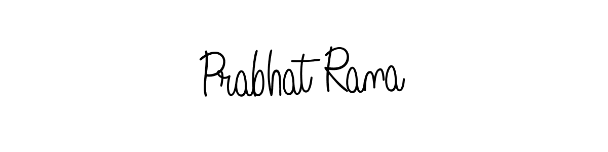 Use a signature maker to create a handwritten signature online. With this signature software, you can design (Angelique-Rose-font-FFP) your own signature for name Prabhat Rana. Prabhat Rana signature style 5 images and pictures png