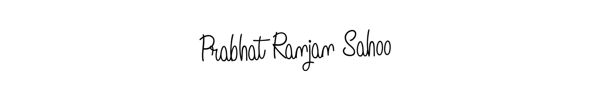 The best way (Angelique-Rose-font-FFP) to make a short signature is to pick only two or three words in your name. The name Prabhat Ranjan Sahoo include a total of six letters. For converting this name. Prabhat Ranjan Sahoo signature style 5 images and pictures png