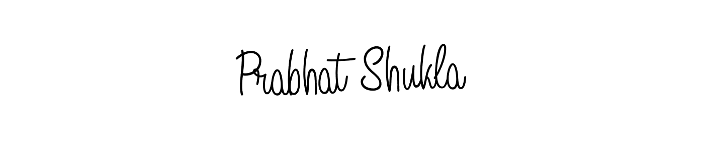 Create a beautiful signature design for name Prabhat Shukla. With this signature (Angelique-Rose-font-FFP) fonts, you can make a handwritten signature for free. Prabhat Shukla signature style 5 images and pictures png