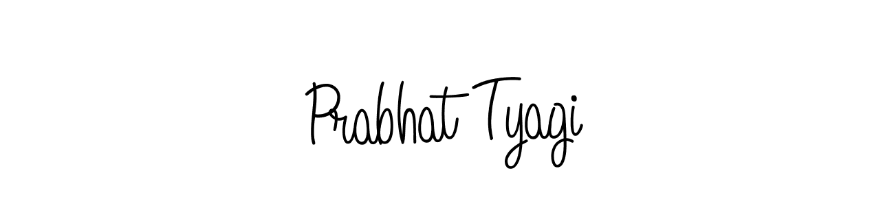 Create a beautiful signature design for name Prabhat Tyagi. With this signature (Angelique-Rose-font-FFP) fonts, you can make a handwritten signature for free. Prabhat Tyagi signature style 5 images and pictures png