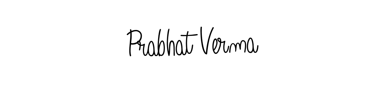 Design your own signature with our free online signature maker. With this signature software, you can create a handwritten (Angelique-Rose-font-FFP) signature for name Prabhat Verma. Prabhat Verma signature style 5 images and pictures png