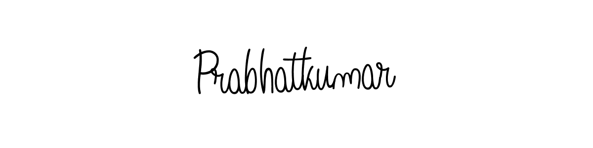 Create a beautiful signature design for name Prabhatkumar. With this signature (Angelique-Rose-font-FFP) fonts, you can make a handwritten signature for free. Prabhatkumar signature style 5 images and pictures png