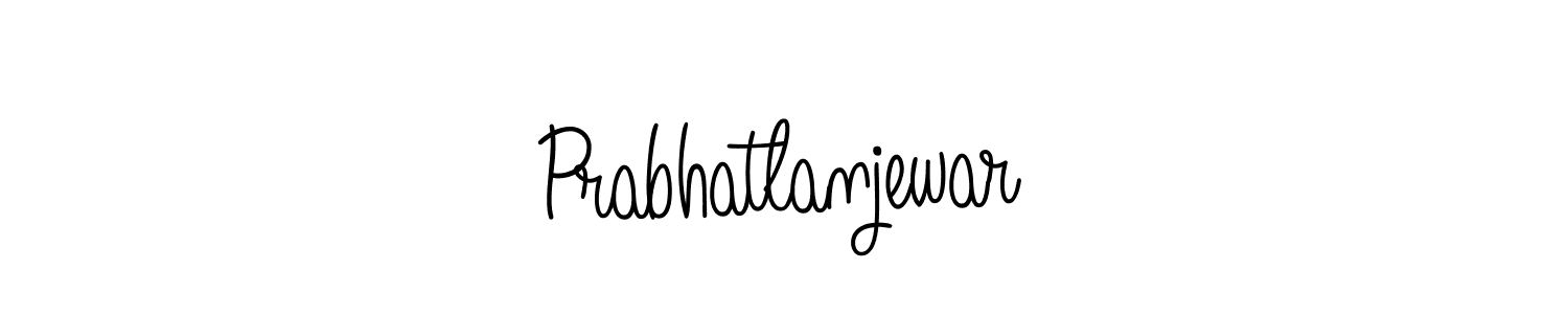 The best way (Angelique-Rose-font-FFP) to make a short signature is to pick only two or three words in your name. The name Prabhatlanjewar include a total of six letters. For converting this name. Prabhatlanjewar signature style 5 images and pictures png