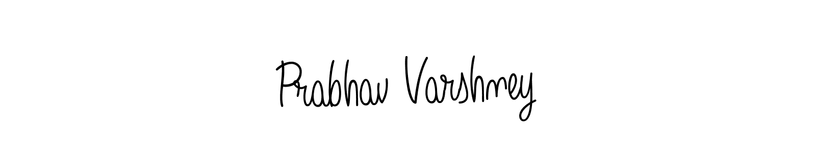 Use a signature maker to create a handwritten signature online. With this signature software, you can design (Angelique-Rose-font-FFP) your own signature for name Prabhav Varshney. Prabhav Varshney signature style 5 images and pictures png