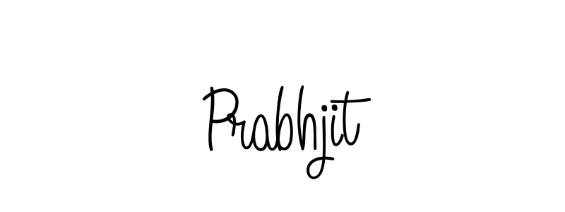 Make a beautiful signature design for name Prabhjit. With this signature (Angelique-Rose-font-FFP) style, you can create a handwritten signature for free. Prabhjit signature style 5 images and pictures png