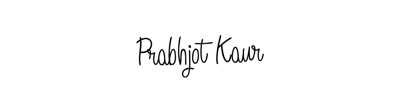 Make a short Prabhjot Kaur signature style. Manage your documents anywhere anytime using Angelique-Rose-font-FFP. Create and add eSignatures, submit forms, share and send files easily. Prabhjot Kaur signature style 5 images and pictures png