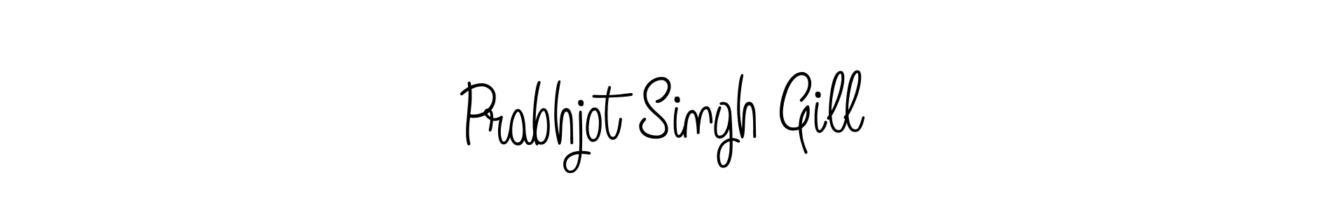 Also we have Prabhjot Singh Gill name is the best signature style. Create professional handwritten signature collection using Angelique-Rose-font-FFP autograph style. Prabhjot Singh Gill signature style 5 images and pictures png