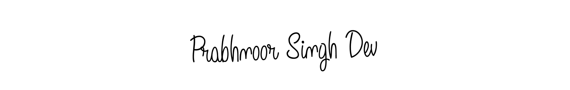 if you are searching for the best signature style for your name Prabhnoor Singh Dev. so please give up your signature search. here we have designed multiple signature styles  using Angelique-Rose-font-FFP. Prabhnoor Singh Dev signature style 5 images and pictures png
