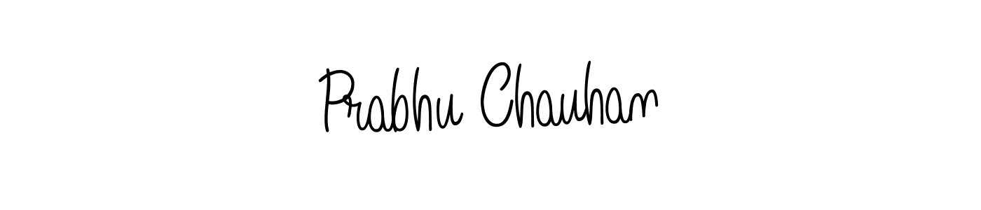 How to make Prabhu Chauhan name signature. Use Angelique-Rose-font-FFP style for creating short signs online. This is the latest handwritten sign. Prabhu Chauhan signature style 5 images and pictures png