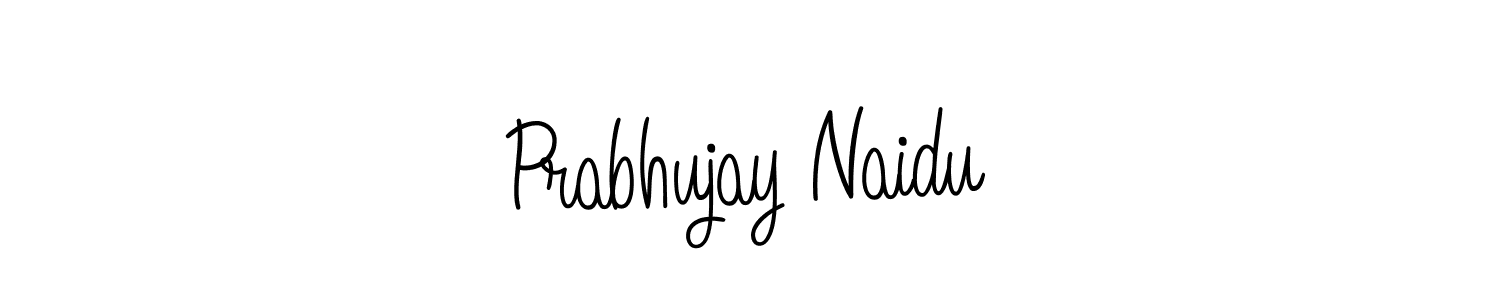 if you are searching for the best signature style for your name Prabhujay Naidu. so please give up your signature search. here we have designed multiple signature styles  using Angelique-Rose-font-FFP. Prabhujay Naidu signature style 5 images and pictures png