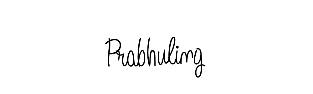 Also we have Prabhuling name is the best signature style. Create professional handwritten signature collection using Angelique-Rose-font-FFP autograph style. Prabhuling signature style 5 images and pictures png