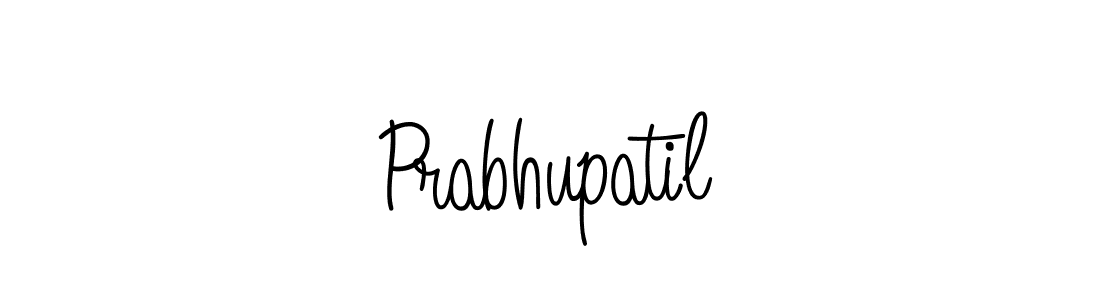 How to Draw Prabhupatil signature style? Angelique-Rose-font-FFP is a latest design signature styles for name Prabhupatil. Prabhupatil signature style 5 images and pictures png