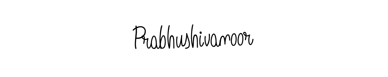 Prabhushivanoor stylish signature style. Best Handwritten Sign (Angelique-Rose-font-FFP) for my name. Handwritten Signature Collection Ideas for my name Prabhushivanoor. Prabhushivanoor signature style 5 images and pictures png