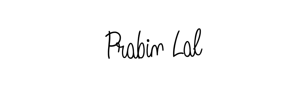 The best way (Angelique-Rose-font-FFP) to make a short signature is to pick only two or three words in your name. The name Prabin Lal include a total of six letters. For converting this name. Prabin Lal signature style 5 images and pictures png
