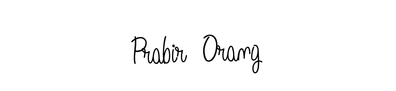 Also we have Prabir  Orang name is the best signature style. Create professional handwritten signature collection using Angelique-Rose-font-FFP autograph style. Prabir  Orang signature style 5 images and pictures png