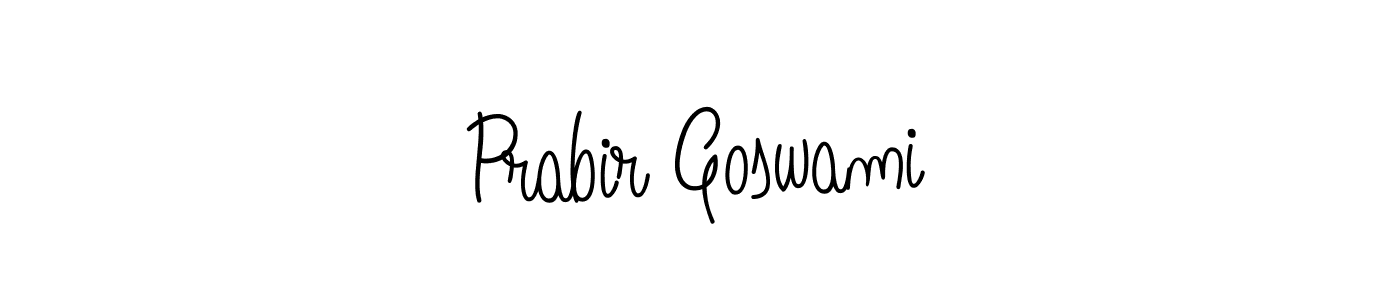 How to make Prabir Goswami signature? Angelique-Rose-font-FFP is a professional autograph style. Create handwritten signature for Prabir Goswami name. Prabir Goswami signature style 5 images and pictures png