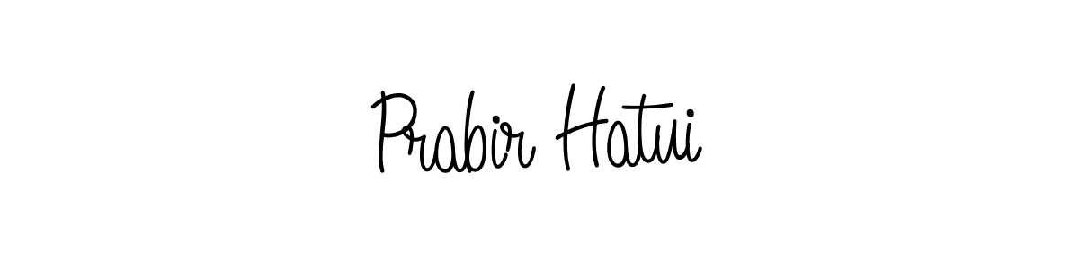 Make a short Prabir Hatui signature style. Manage your documents anywhere anytime using Angelique-Rose-font-FFP. Create and add eSignatures, submit forms, share and send files easily. Prabir Hatui signature style 5 images and pictures png