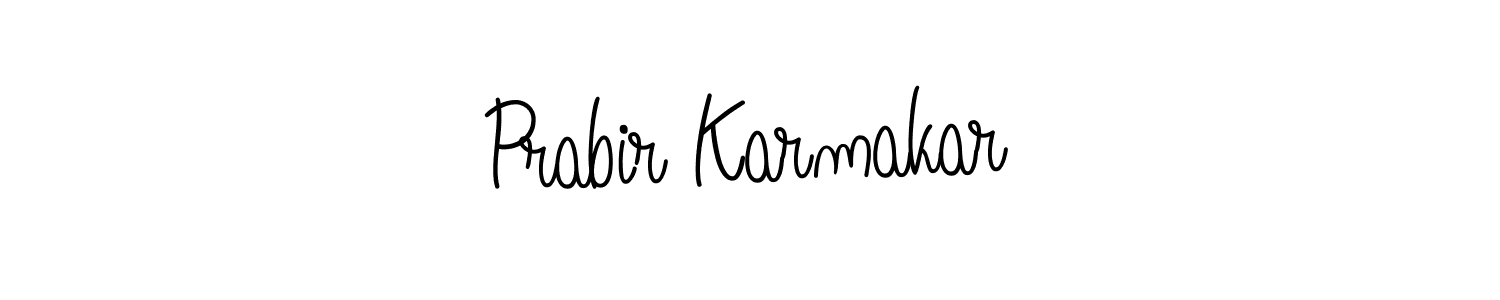 Design your own signature with our free online signature maker. With this signature software, you can create a handwritten (Angelique-Rose-font-FFP) signature for name Prabir Karmakar. Prabir Karmakar signature style 5 images and pictures png