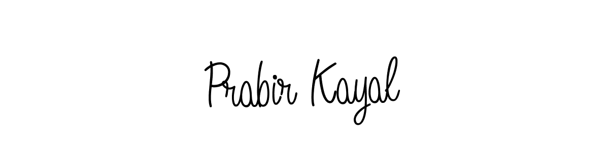 How to make Prabir Kayal signature? Angelique-Rose-font-FFP is a professional autograph style. Create handwritten signature for Prabir Kayal name. Prabir Kayal signature style 5 images and pictures png