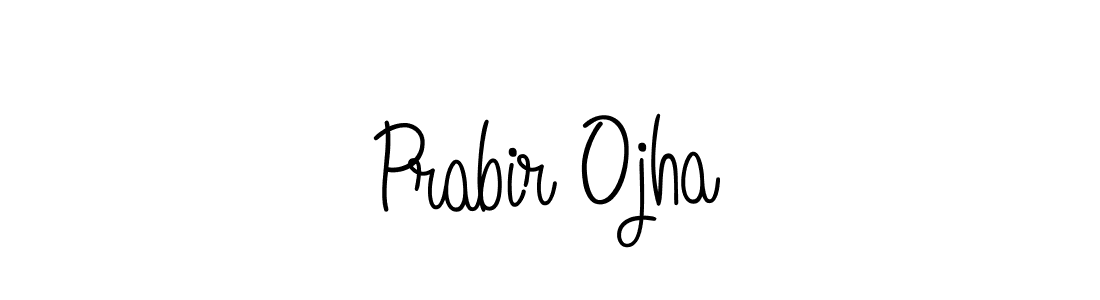 How to Draw Prabir Ojha signature style? Angelique-Rose-font-FFP is a latest design signature styles for name Prabir Ojha. Prabir Ojha signature style 5 images and pictures png