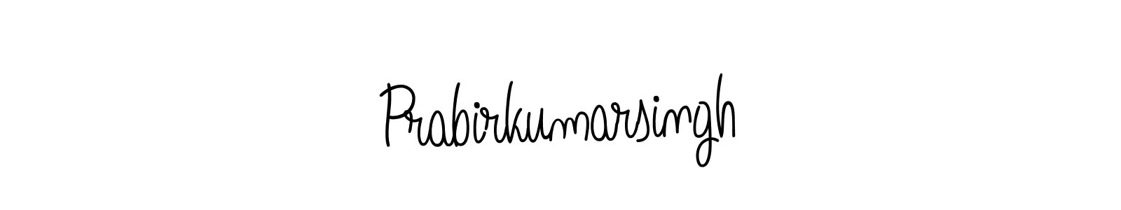 Design your own signature with our free online signature maker. With this signature software, you can create a handwritten (Angelique-Rose-font-FFP) signature for name Prabirkumarsingh. Prabirkumarsingh signature style 5 images and pictures png