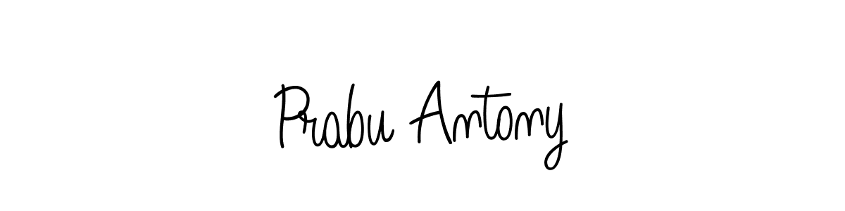 Design your own signature with our free online signature maker. With this signature software, you can create a handwritten (Angelique-Rose-font-FFP) signature for name Prabu Antony. Prabu Antony signature style 5 images and pictures png