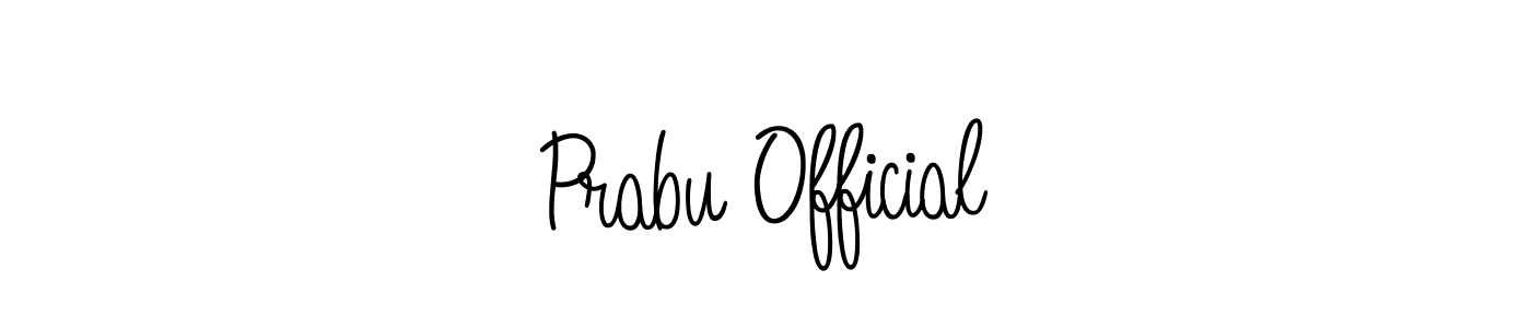 Best and Professional Signature Style for Prabu Official. Angelique-Rose-font-FFP Best Signature Style Collection. Prabu Official signature style 5 images and pictures png