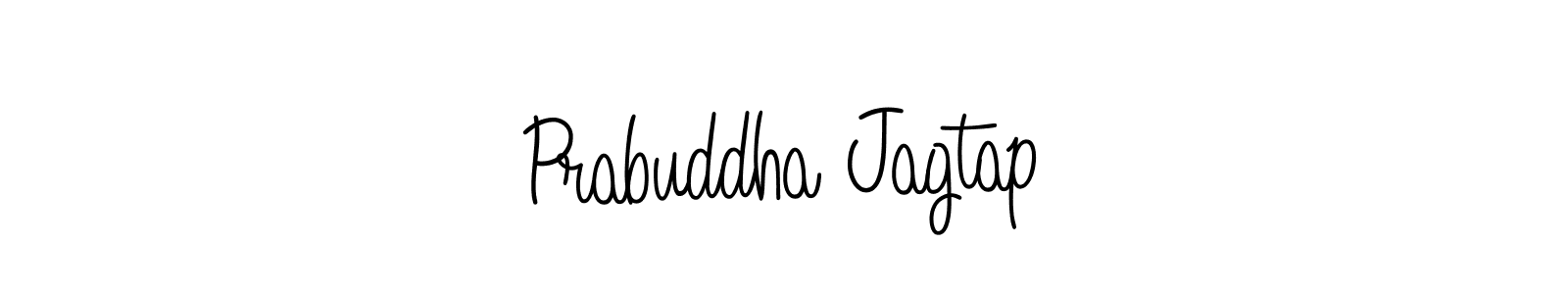 Design your own signature with our free online signature maker. With this signature software, you can create a handwritten (Angelique-Rose-font-FFP) signature for name Prabuddha Jagtap. Prabuddha Jagtap signature style 5 images and pictures png