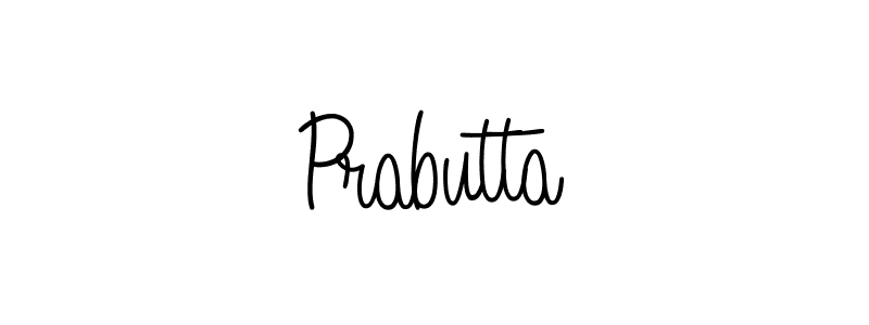 Also we have Prabutta name is the best signature style. Create professional handwritten signature collection using Angelique-Rose-font-FFP autograph style. Prabutta signature style 5 images and pictures png