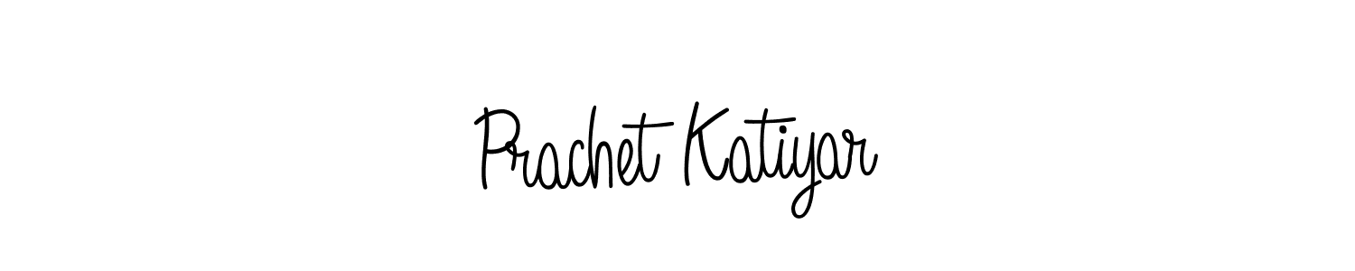 Design your own signature with our free online signature maker. With this signature software, you can create a handwritten (Angelique-Rose-font-FFP) signature for name Prachet Katiyar. Prachet Katiyar signature style 5 images and pictures png