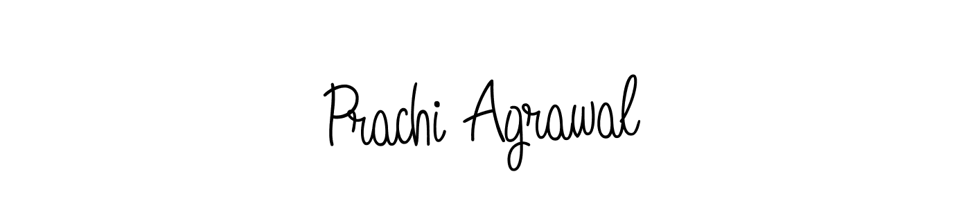 Design your own signature with our free online signature maker. With this signature software, you can create a handwritten (Angelique-Rose-font-FFP) signature for name Prachi Agrawal. Prachi Agrawal signature style 5 images and pictures png