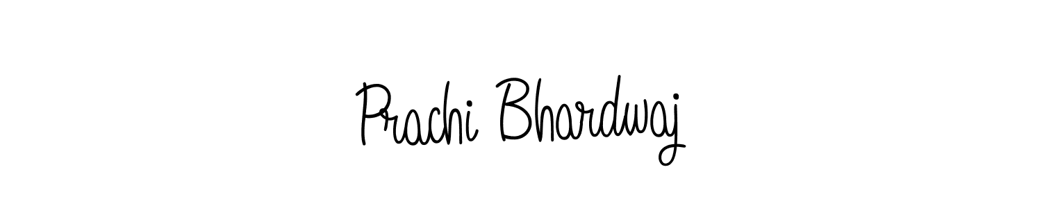 Make a beautiful signature design for name Prachi Bhardwaj. With this signature (Angelique-Rose-font-FFP) style, you can create a handwritten signature for free. Prachi Bhardwaj signature style 5 images and pictures png