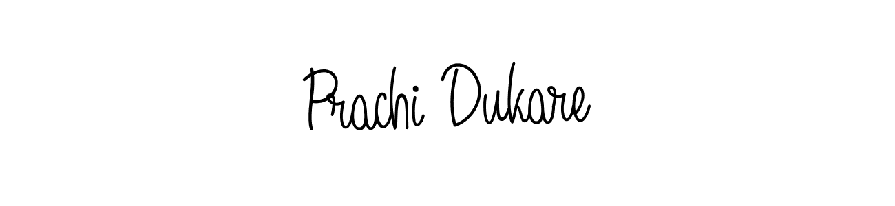 The best way (Angelique-Rose-font-FFP) to make a short signature is to pick only two or three words in your name. The name Prachi Dukare include a total of six letters. For converting this name. Prachi Dukare signature style 5 images and pictures png