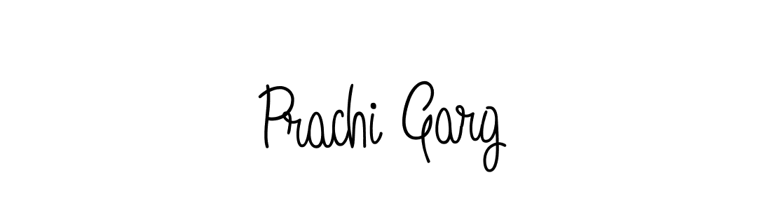 How to make Prachi Garg name signature. Use Angelique-Rose-font-FFP style for creating short signs online. This is the latest handwritten sign. Prachi Garg signature style 5 images and pictures png