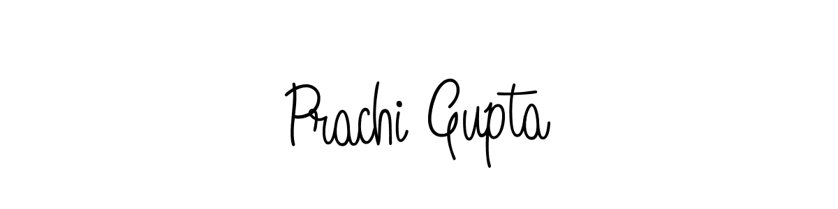 How to make Prachi Gupta name signature. Use Angelique-Rose-font-FFP style for creating short signs online. This is the latest handwritten sign. Prachi Gupta signature style 5 images and pictures png