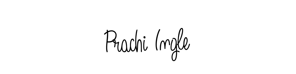 Prachi Ingle stylish signature style. Best Handwritten Sign (Angelique-Rose-font-FFP) for my name. Handwritten Signature Collection Ideas for my name Prachi Ingle. Prachi Ingle signature style 5 images and pictures png