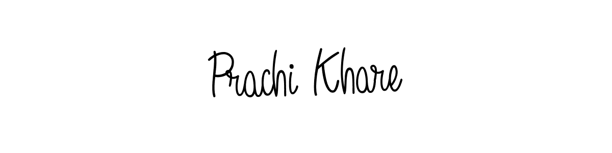 Use a signature maker to create a handwritten signature online. With this signature software, you can design (Angelique-Rose-font-FFP) your own signature for name Prachi Khare. Prachi Khare signature style 5 images and pictures png