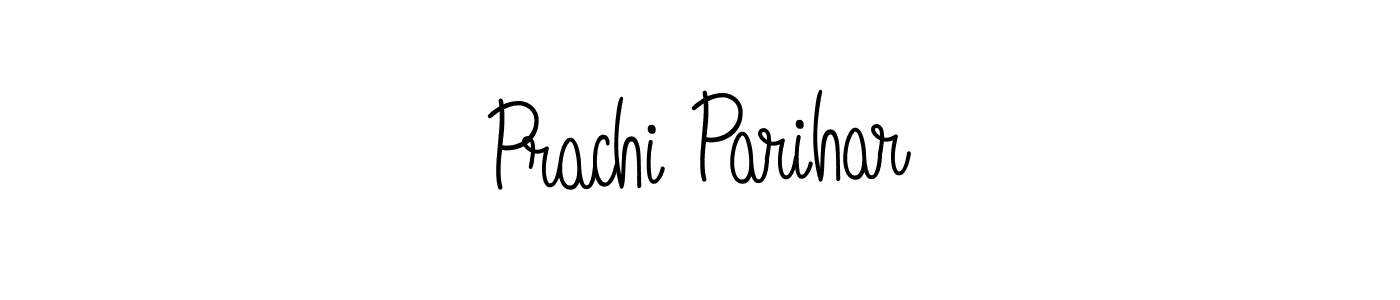 Design your own signature with our free online signature maker. With this signature software, you can create a handwritten (Angelique-Rose-font-FFP) signature for name Prachi Parihar. Prachi Parihar signature style 5 images and pictures png