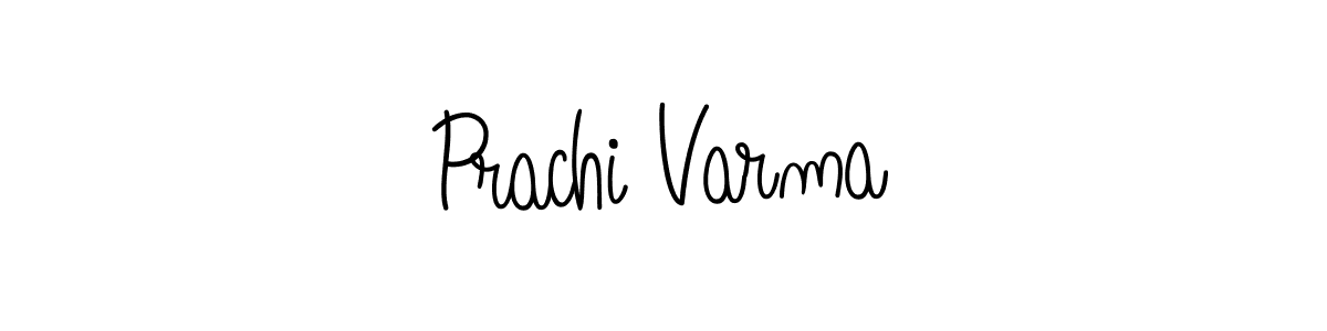 if you are searching for the best signature style for your name Prachi Varma. so please give up your signature search. here we have designed multiple signature styles  using Angelique-Rose-font-FFP. Prachi Varma signature style 5 images and pictures png