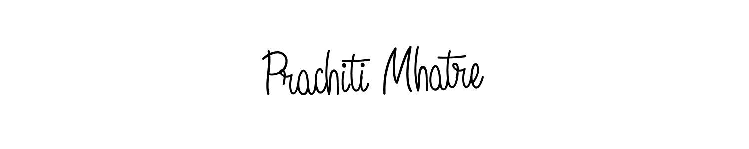 Use a signature maker to create a handwritten signature online. With this signature software, you can design (Angelique-Rose-font-FFP) your own signature for name Prachiti Mhatre. Prachiti Mhatre signature style 5 images and pictures png